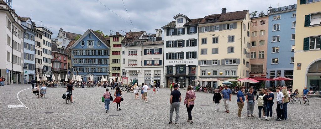 2.den - Švýcarsko z kempu u Sursee přes Zürich do Winterthuru - Zürich