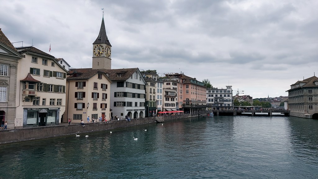 2.den - Švýcarsko z kempu u Sursee přes Zürich do Winterthuru - Zürich