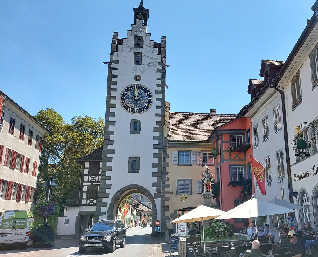 3.den - Švýcarsko i Německo - z kempu ve Winterthuru do Konstanz - Diessenhofen - ještě Švýcarsko